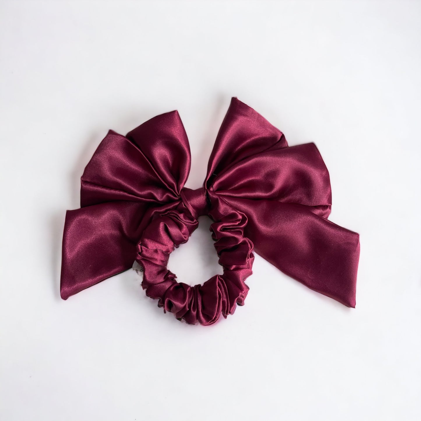 Lilac Luxury Satin Scrunchie Bow